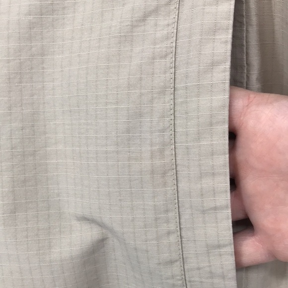 Columbia PFG Mens Size 36 Khaki Ripstop Flat Front Hiking Water Shorts - Picture 4 of 13